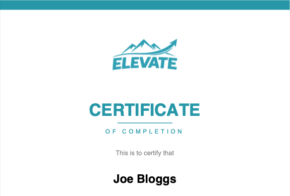 Certificates and surveys screenshot