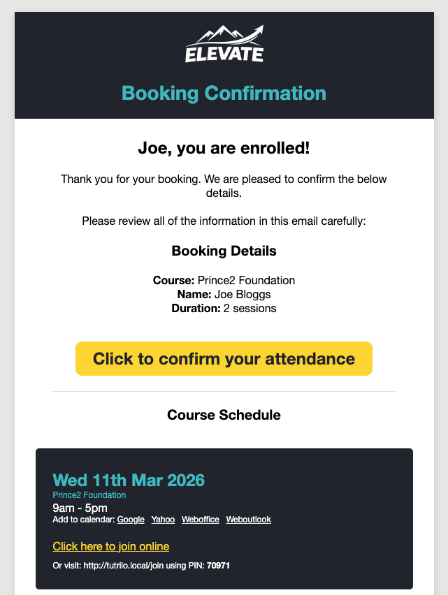 Reminders automation screenshot